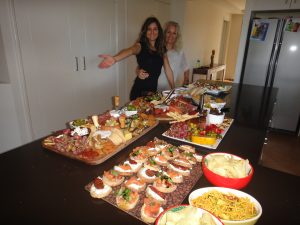 The food was amazing