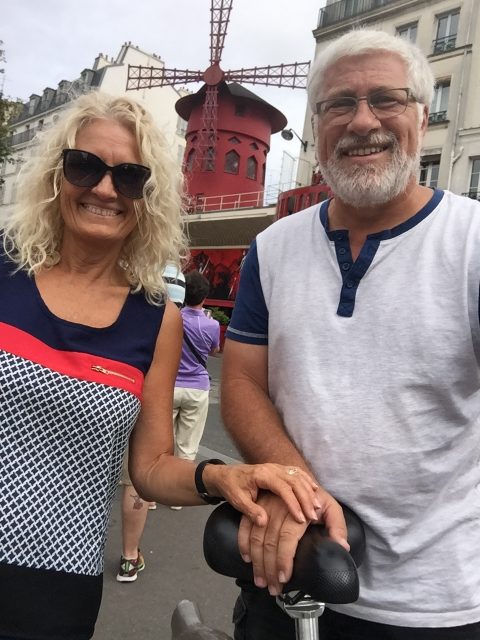 Biking to Moulin Rouge