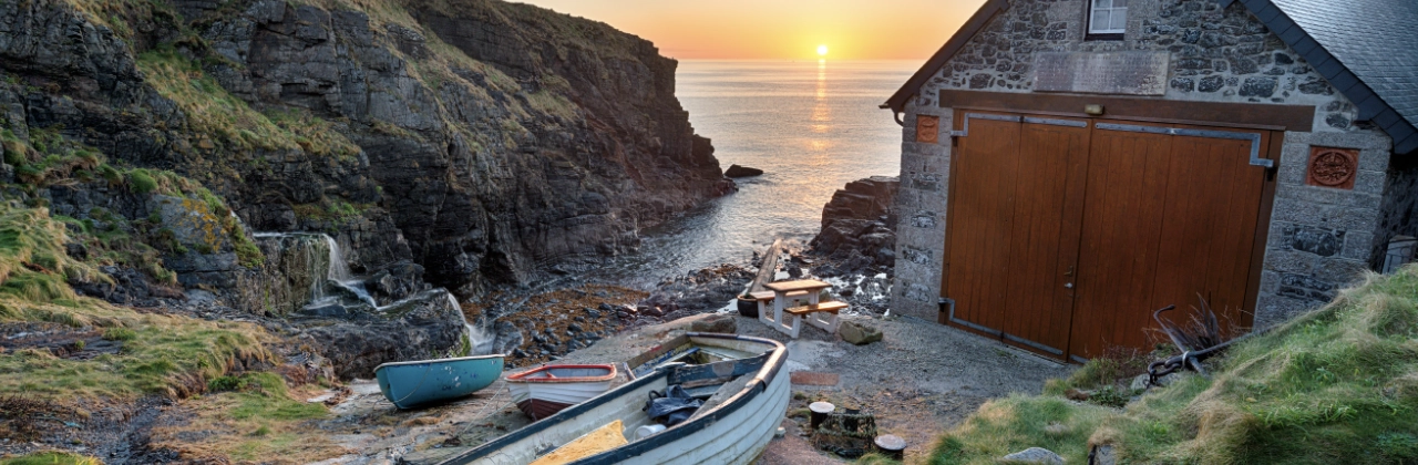Cornwall fishing village